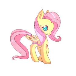 Size: 640x640 | Tagged: safe, artist:kurly-fry, fluttershy, g4, female, solo