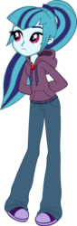 Size: 1020x3000 | Tagged: safe, artist:doctor-g, sonata dusk, equestria girls, g4, my little pony equestria girls: rainbow rocks, clothes, converse, female, gem, hoodie, shoes, simple background, siren gem, solo, transparent background, vector