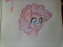 Size: 274x206 | Tagged: safe, artist:pinkieandthedoctor, pinkie pie, g4, colored pencil drawing, female, photo, solo, traditional art