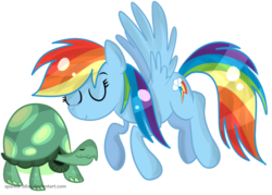 Size: 781x560 | Tagged: safe, artist:sparkle-bliss, rainbow dash, tank, g4, simple background, transparent background