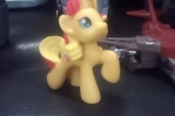 Size: 720x480 | Tagged: safe, sunset shimmer, pony, g4, blind bag, couch, irl, photo, toy