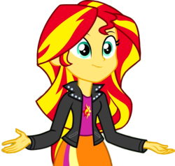 Size: 700x667 | Tagged: safe, edit, edited screencap, screencap, sunset shimmer, equestria girls, g4, my little pony equestria girls: rainbow rocks, background removed, female, scrunchy face, simple background, solo, transparent background