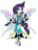 Size: 1024x1341 | Tagged: safe, artist:pokecure123, rarity, equestria girls, g4, crossover, cure generosity, fanart, female, glimmer wings, precure, simple background, solo, transparent background