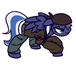 Size: 2199x1908 | Tagged: safe, artist:inlucidreverie, oc, oc only, oc:night sky, pegasus, pony, fallout equestria, simple background, solo, transparent background