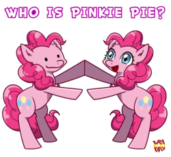 Size: 600x550 | Tagged: safe, artist:norang94, pinkie pie, ditto, g4, pokémon, self ponidox, simple background, transparent background