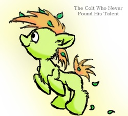 Size: 569x516 | Tagged: safe, pony, colt, flying, leaves, male, monochrome, peter pan, ponified, solo