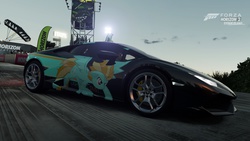 Size: 1920x1080 | Tagged: safe, artist:skating th0mas, screencap, lightning dust, g4, car, forza horizon 2, forza motorsport, lamborghini, lamborghini huracan