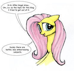 Size: 663x638 | Tagged: safe, artist:halfsparkle, fluttershy, g4, female, solo