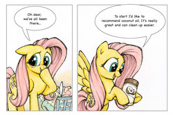 Size: 951x636 | Tagged: safe, artist:halfsparkle, angel bunny, fluttershy, g4