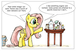 Size: 923x621 | Tagged: safe, artist:halfsparkle, fluttershy, pegasus, pony, g4, female, mare, solo, spray bottle