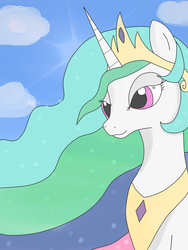 Size: 960x1280 | Tagged: safe, artist:gammapony, princess celestia, g4, female, solo