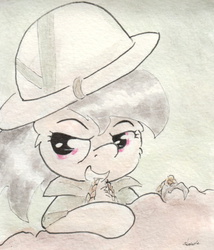 Size: 679x793 | Tagged: safe, artist:slightlyshade, daring do, g4, female, solo, traditional art