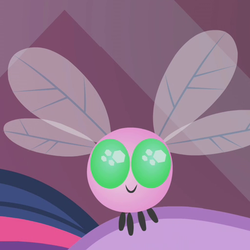 Size: 513x513 | Tagged: safe, screencap, twilight sparkle, parasprite, g4, swarm of the century