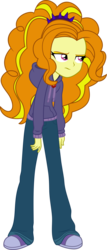 Size: 3458x8071 | Tagged: safe, artist:mit-boy, adagio dazzle, equestria girls, g4, my little pony equestria girls: rainbow rocks, absurd resolution, annoyed, clothes, female, hoodie, simple background, solo, svg, transparent background, vector