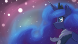 Size: 3840x2160 | Tagged: safe, artist:crombiettw, princess luna, g4, clothes, female, high res, scarf, solo