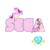 Size: 1056x1056 | Tagged: safe, artist:segasister, princess cadance, g4, crossover, cutie mark, logo, pegasister, princess crown, princess gradriel, princess gradriel de valendia, pun, sega