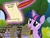 Size: 815x627 | Tagged: safe, twilight sparkle, g4, comic sans, dragon ball, dragonball z abridged, fanfic, female, meta, neighborhood cluck, parody, photoshop, raditz, solo, tree of might, twilight loves fanfiction, vegeta3986, writing, yamcha