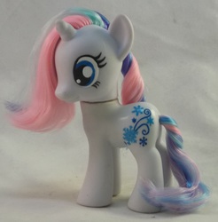 Size: 2217x2257 | Tagged: safe, artist:gryphyn-bloodheart, oc, pony, unicorn, brushable, commission, customized toy, high res, irl, photo, snowflake, toy