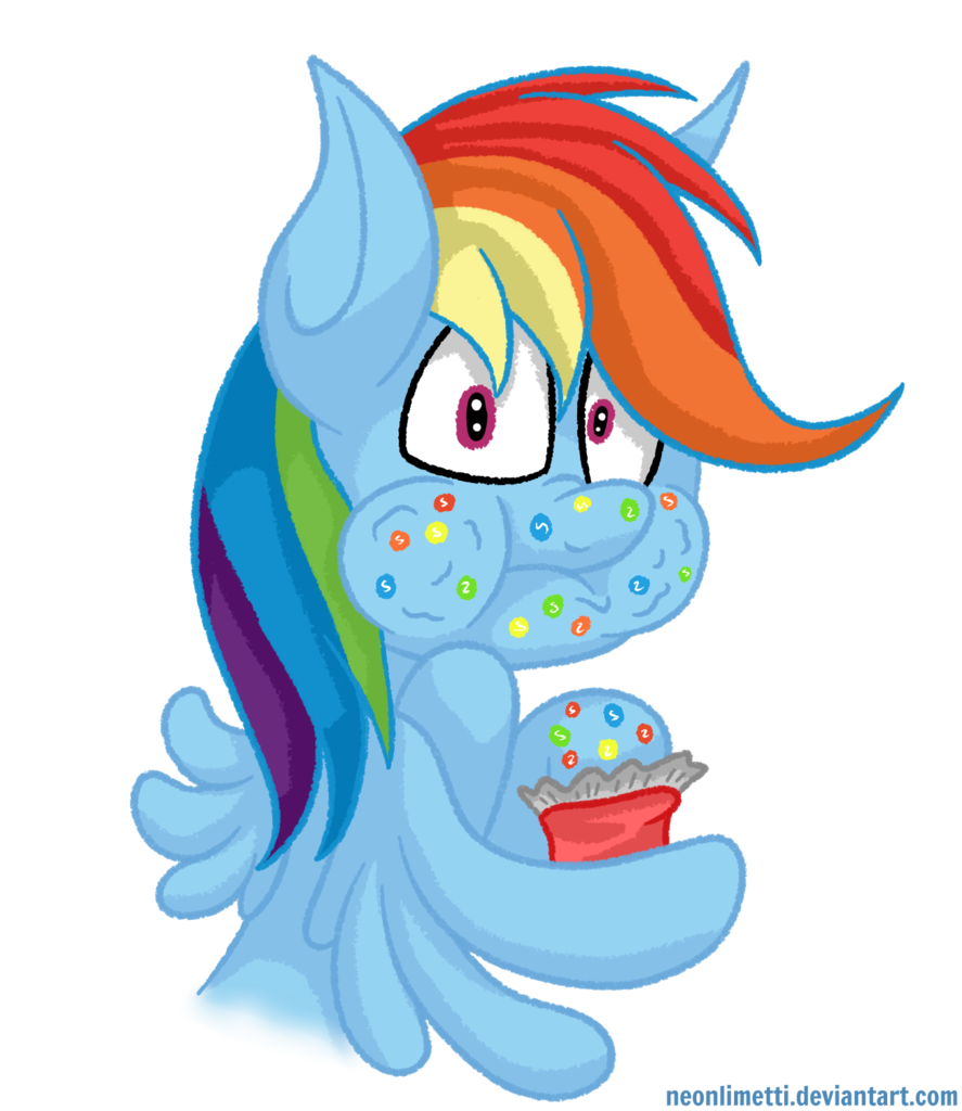 Safe Artist Neoncel Rainbow Dash Pony Female Simple