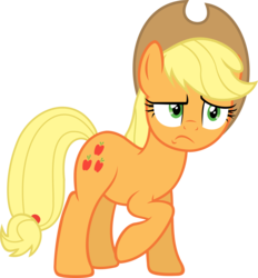 Size: 6000x6453 | Tagged: safe, artist:slb94, applejack, g4, absurd resolution, female, simple background, solo, transparent background, vector