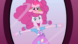 Size: 1280x720 | Tagged: safe, edit, pinkie pie, human, equestria girls, g4, fourth wall, human ponidox