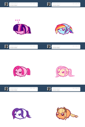 Size: 1600x2400 | Tagged: safe, artist:pekou, applejack, fluttershy, pinkie pie, rainbow dash, rarity, twilight sparkle, ask my little chubbies, g4, ..., :3, :<, angry, ask, bangs, blushing, chubbie, covering eyes, cute, dashabetes, derp, diapinkes, dripping, frown, funny, hair over eyes, happy, hidden eyes, hilarious in hindsight, jackabetes, mane six, pinkamena diane pie, raribetes, sad, shyabetes, silly, smiling, spread wings, text, tumblr, twiabetes, wet, wet mane, wet mane applejack, wet mane rainbow dash, wet mane rarity, wet mane twilight sparkle, worried