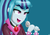 Size: 1024x717 | Tagged: safe, artist:pixsoda, sonata dusk, equestria girls, g4, microphone