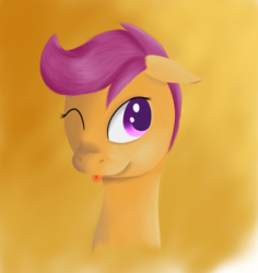 Size: 898x952 | Tagged: safe, artist:onlyon9games, scootaloo, g4, female, solo