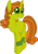 Size: 561x800 | Tagged: safe, artist:starryoak, pony, unicorn, izzy (total drama island), ponified, simple background, solo, total drama island, transparent background