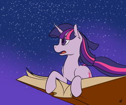 Size: 3000x2500 | Tagged: safe, artist:cedar13, twilight sparkle, g4, book, bookhorse, female, flying, high res, solo