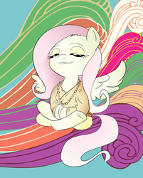 Size: 1098x1366 | Tagged: safe, artist:rainb0wdashie, fluttershy, g4, drug use, hippie, hippieshy, psychedelic