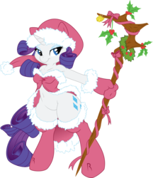 Size: 4000x4630 | Tagged: safe, artist:ambassad0r, artist:dfectivedvice, rarity, unicorn, anthro, semi-anthro, g4, absurd resolution, belly button, bipedal, clothes, female, gloves, hat, hoof hands, simple background, solo, transparent background, vector, wide hips