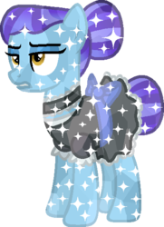 Size: 391x540 | Tagged: safe, artist:softybases, artist:starryoak, oc, oc only, oc:sapphire sweep, crystal pony, pony, g4, simple background, solo, transparent background