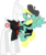 Size: 863x1033 | Tagged: safe, artist:starryoak, beret films, oc, pegasus, pony, g4, background pony, beret, blushing, canon x oc, female, hat, male, ponified, shipping, simple background, slenderman, slendermane, straight, transparent background, wingboner