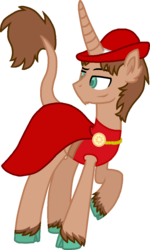 Size: 643x1069 | Tagged: safe, artist:starryoak, oc, oc only, oc:heroic armour, classical unicorn, pony, unicorn, cape, clothes, commission, hat, horn, leonine tail, raised hoof, simple background, solo, transparent background, unshorn fetlocks