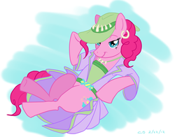 Size: 4813x3773 | Tagged: safe, artist:crabofdoom, gummy, pinkie pie, g4, clothes, reclining