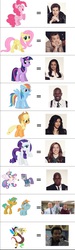 Size: 647x2159 | Tagged: safe, applejack, discord, fluttershy, maud pie, pinkie pie, princess celestia, rainbow dash, rarity, twilight sparkle, g4, amy santiago, brooklyn nine nine, charles boyle, crossover, doug judy, gina linetti, jake peralta, mane six, michael hitchcock, norm scully, raymond holt, rosa diaz, terry jeffords, the pontiac bandit