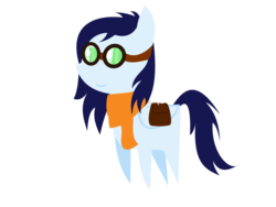 Size: 1600x1200 | Tagged: safe, artist:longct18, soarin', g4, clothes, goggles, male, pointy ponies, saddle bag, scarf, simple background, solo, transparent background