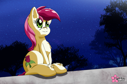 Size: 1000x666 | Tagged: safe, artist:clouddg, roseluck, earth pony, pony, g4, female, mare, solo
