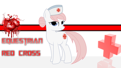 Size: 1920x1080 | Tagged: safe, artist:redlionxdarkheart, nurse redheart, g4, bedroom eyes, cute, cutie mark, heart, reflection, vector, wallpaper