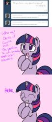 Size: 762x1798 | Tagged: safe, artist:lustrous-dreams, twilight sparkle, ask filly twilight, g4, ask, female, filly, solo, tumblr, younger