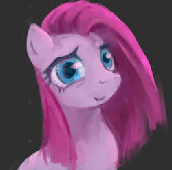 Size: 463x455 | Tagged: safe, artist:swallowchaser, pinkie pie, g4, cute, cuteamena, pinkamena diane pie, portrait, smiling