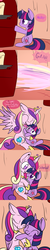 Size: 700x3500 | Tagged: safe, artist:lustrous-dreams, princess cadance, twilight sparkle, ask filly twilight, g4, ask, filly, tumblr, younger