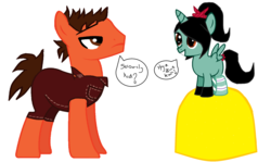 Size: 2680x1592 | Tagged: safe, artist:cyndertheundeadruler, artist:equine-bases, artist:tay-niko-yanuciq, oc, alicorn, pony, alicorn oc, blank flank, ponified, vanellope von schweetz, wreck-it ralph, wreck-it ralph (character)