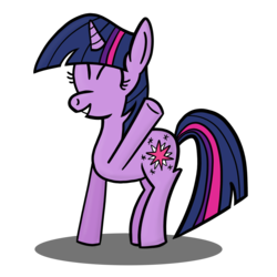 Size: 1650x1650 | Tagged: safe, artist:ronyb, twilight sparkle, pony, g4, female, solo, waving