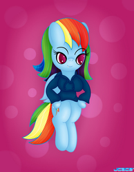 Size: 1400x1800 | Tagged: safe, rainbow dash, anthro, g4, female, solo