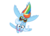 Size: 1080x785 | Tagged: safe, artist:astroanimations, rainbow dash, trixie, pony, unicorn, g4, cute, diatrixes, female, flying, goggles, mare