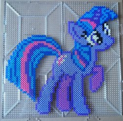 Size: 898x889 | Tagged: safe, artist:the-original-kopii, twilight sparkle, g4, perler, perler beads