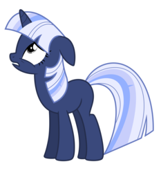 Size: 5118x5503 | Tagged: safe, artist:estories, oc, oc only, oc:silverlay, original species, umbra pony, g4, absurd resolution, blank flank, looking up, not twilight sparkle, simple background, solo, transparent background, vector