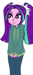 Size: 600x1333 | Tagged: safe, artist:dianapopravkina, aria blaze, equestria girls, g4, clothes, hoodie